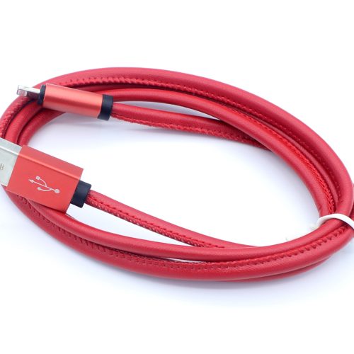 Leather Sewing Fast Charging USB Data Cable with Quality 15,000 times Aluminum Alloy Conectors - Image 24
