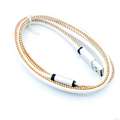 Leather Sewing Fast Charging USB Data Cable with Quality 15,000 times Aluminum Alloy Conectors - Image 36