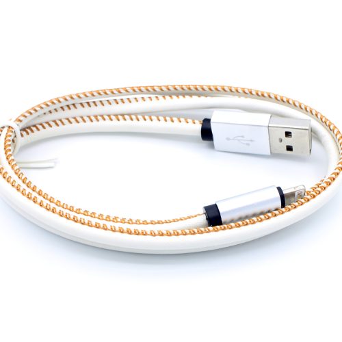 Leather Sewing Fast Charging USB Data Cable with Quality 15,000 times Aluminum Alloy Conectors - Image 37