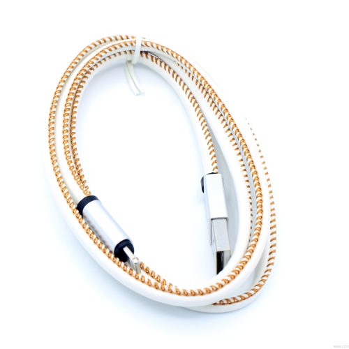 Leather Sewing Fast Charging USB Data Cable with Quality 15,000 times Aluminum Alloy Conectors - Image 40
