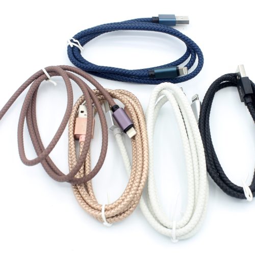 top-quality-6-strand-pu-leather-braided-colorful-usb-data-line-charger-cable-01 6-Strand PU Leather Braided Colourful USB Data Charger Cable