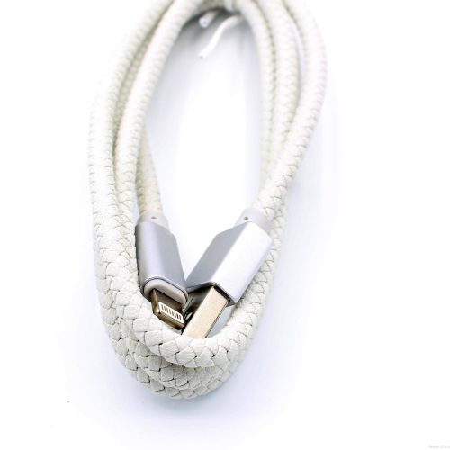 Top Quality 6 Strand PU Leather Braided Colorful USB Data line Charger Cable - Image 12