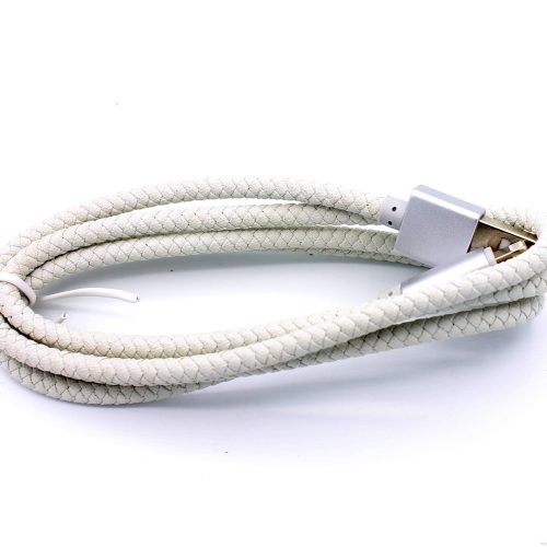 Top Quality 6 Strand PU Leather Braided Colorful USB Data line Charger Cable - Image 13