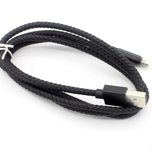 Top Quality 6 Strand PU Leather Braided Colorful USB Data line Charger Cable - Image 16
