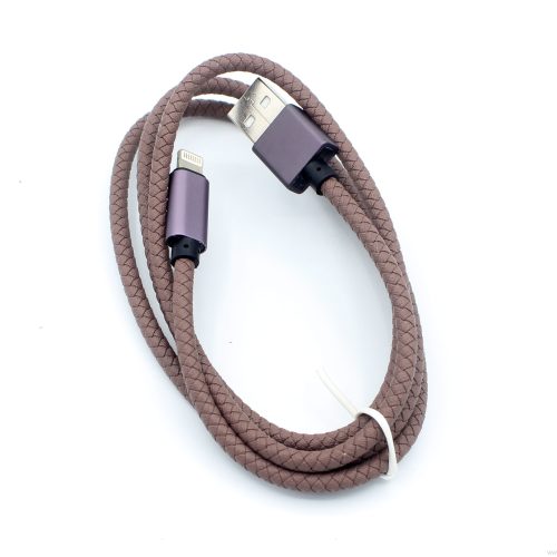 Top Quality 6 Strand PU Leather Braided Colorful USB Data line Charger Cable - Image 4