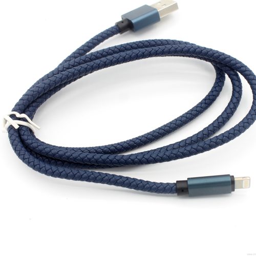 Top Quality 6 Strand PU Leather Braided Colorful USB Data line Charger Cable - Image 22