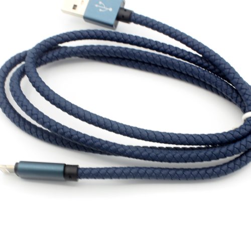 Top Quality 6 Strand PU Leather Braided Colorful USB Data line Charger Cable - Image 23