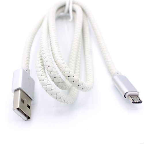 Top Quality 6 Strand PU Leather Braided Colorful USB Data line Charger Cable - Image 26