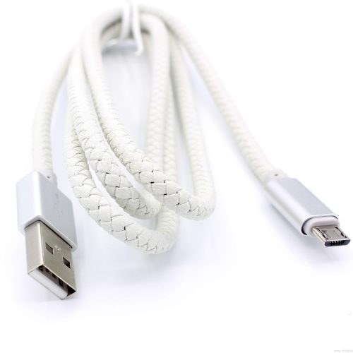 Top Quality 6 Strand PU Leather Braided Colorful USB Data line Charger Cable - Image 27