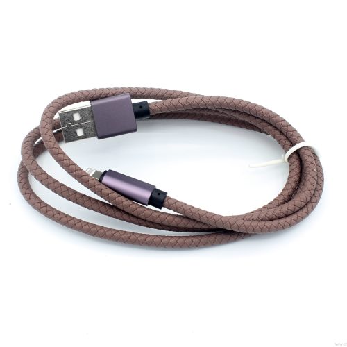 Top Quality 6 Strand PU Leather Braided Colorful USB Data line Charger Cable - Image 5