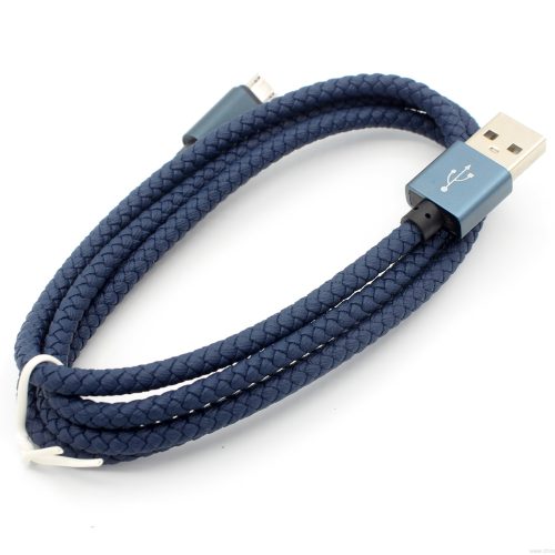 Top Quality 6 Strand PU Leather Braided Colorful USB Data line Charger Cable - Image 33