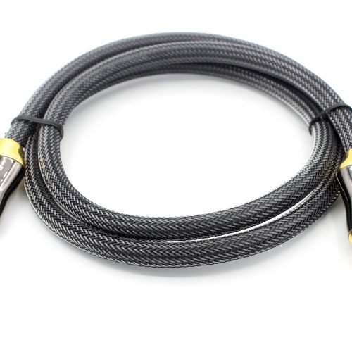 Braided Cord Flat wire 4K HDMI 2.0 Ready High Speed Premium Gold Plated HDMI Cable - Image 5