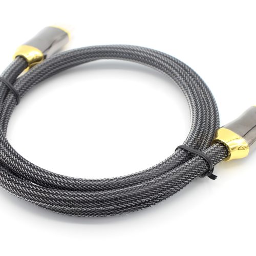 Braided Cord Flat wire 4K HDMI 2.0 Ready High Speed Premium Gold Plated HDMI Cable - Image 7