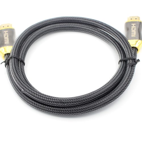 Braided Cord Flat wire 4K HDMI 2.0 Ready High Speed Premium Gold Plated HDMI Cable - Image 11