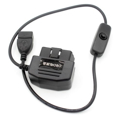 OBD2 16Pin To USB Charger Cable With Switch For Car DVR GPS - Image 4