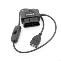 obd2-16pin да USB-зарадная прылада кабель-з выключальнікам-для-аўтамабілі-Dvr-GPS-01