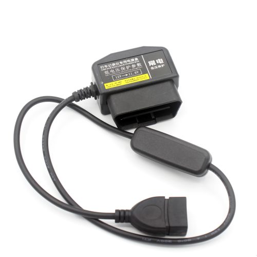 OBD2 16Pin To USB Charger Cable With Switch For Car DVR GPS - Image 7