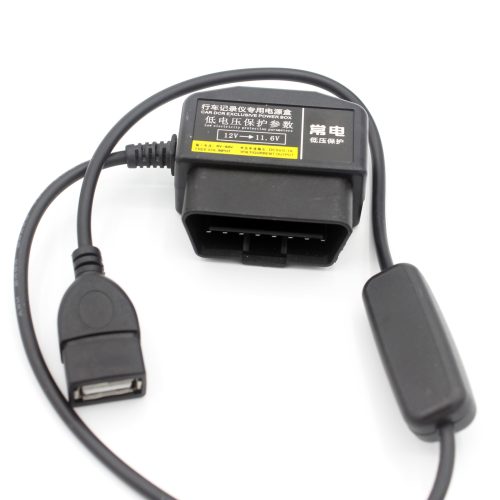 OBD2 16Pin To USB Charger Cable With Switch For Car DVR GPS - Image 10