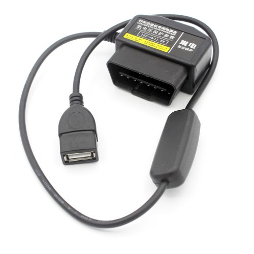 OBD2 16Pin To USB Charger Cable With Switch For Car DVR GPS - Image 11