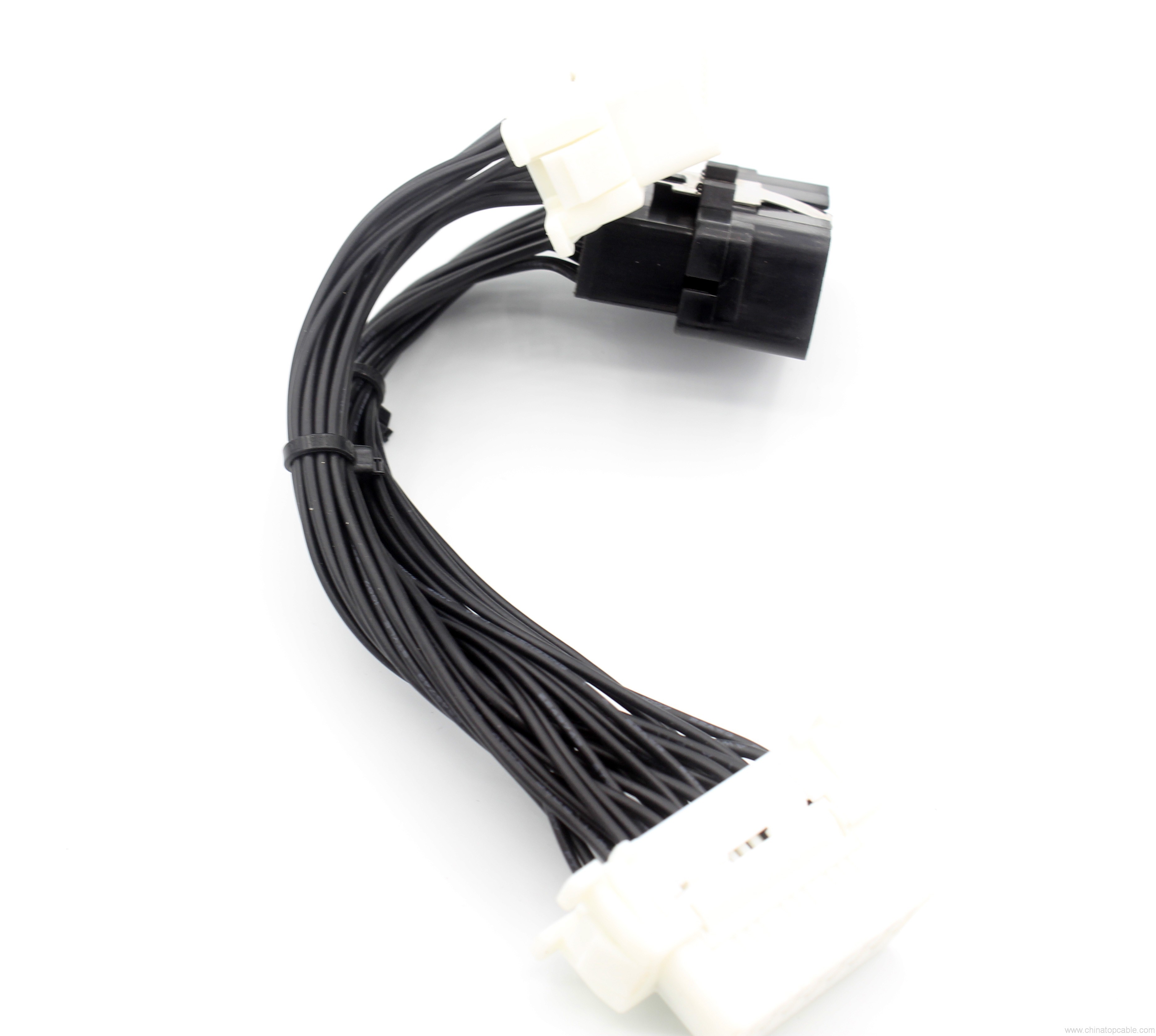OBD2 Splitter Cable 1 Male To 2 Female - 30cm 16-Pin Y Cable For Diagnostic Tools