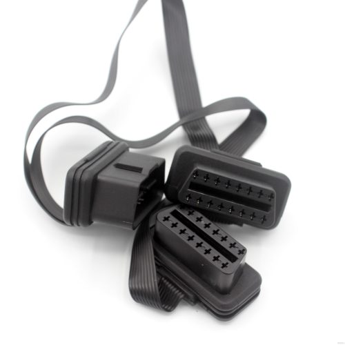 1 to 2 Flat OBD-II 16-Pin Splitter Extension Cable - Image 4
