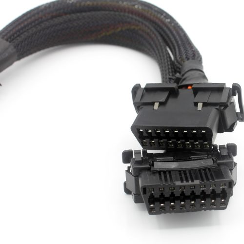 1 to 2 Mesh Grid OBD2 OBD-II 16 Pin Male to M/F Splitter Extension Diagnostic Cable - Image 7