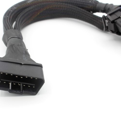 1 to 2 Mesh Grid OBD2 OBD-II 16 Pin Male to M/F Splitter Extension Diagnostic Cable - Image 8