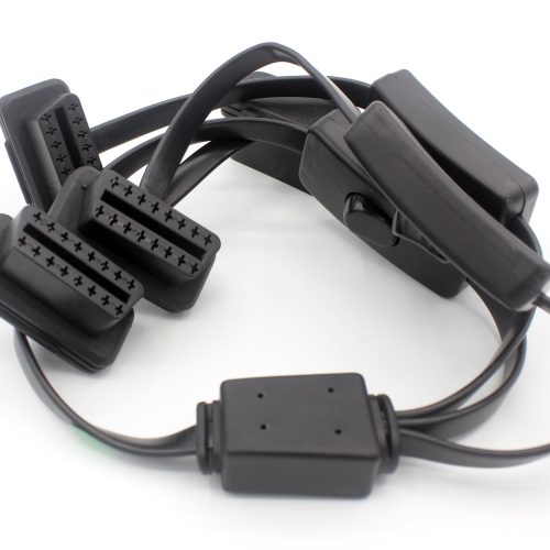 1 to 3 with Switch OBD2 OBD-II 16 Pin Male to M/F Splitter Extension Diagnostic Cable - Image 10