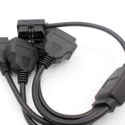 1 to 4 OBD2 OBD-II 16 Pin Male to M/F Splitter Extension Diagnostic Cable - Image 4