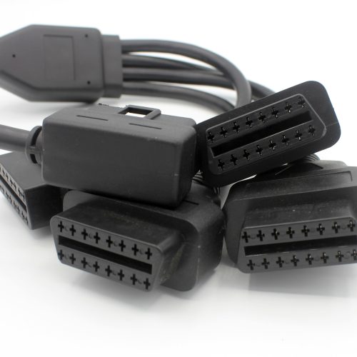 1 to 4 OBD2 OBD-II 16 Pin Male to M/F Splitter Extension Diagnostic Cable - Image 6