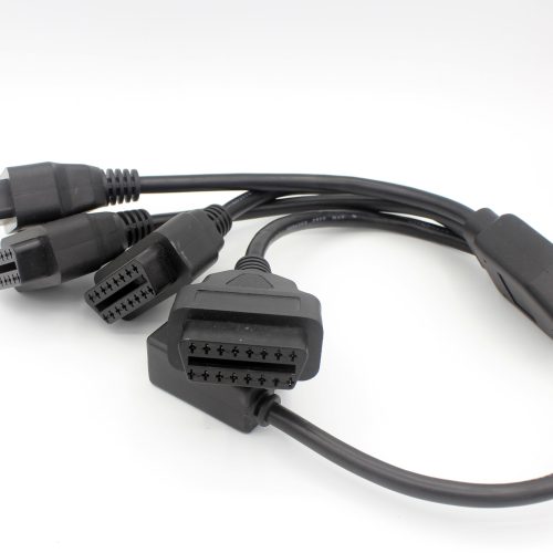 1 to 4 OBD2 OBD-II 16 Pin Male to M/F Splitter Extension Diagnostic Cable - Image 9
