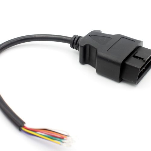 Auto Car Diagnostic Cable OBD2 OBD-II OBDII 16 Pin Male TO End Open 0.3m