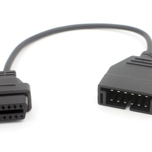 Car Interface To 16 Pin OBD2 OBDII Diagnostic Adapter Connector Cable For GM 12 Pin