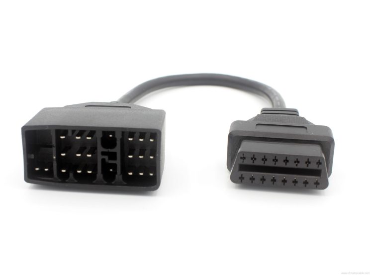 Toyota 22-Pin to OBD2 16-Pin Diagnostic Adapter