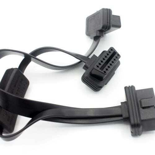 OBD2 16-Pin Splitter Extension Cable 1 to 2 with One Switch - Image 3