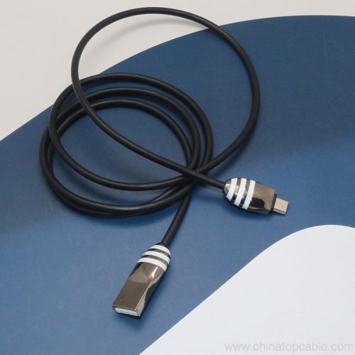 High Quality Zinc Alloy Head USB Charge Cable - Image 3