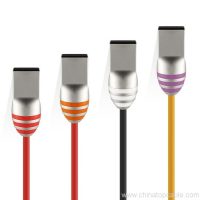 высакаякасны USB-кабель для зарадкі з цынкавага сплаву-03