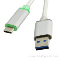 led-usb-kábel-kov-hlava-typ-c-to-usb-3-0-typ-a-s-opletenie-04