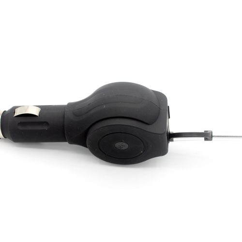 QC 3.0 Retractable 2-in-1 Car Charger, Micro + Lightning - Image 9