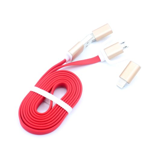 3 in 1 Micro+IOS+Type-c Connector Charging+Data Transfer Use USB Cable For Mobile Phone,Computer - Image 12