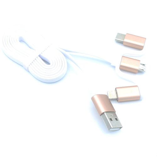 3 in 1 Micro+IOS+Type-c Connector Charging+Data Transfer Use USB Cable For Mobile Phone,Computer - Image 13
