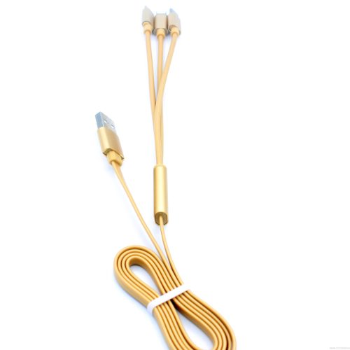 3-in-1 TPE Noodle Cable: Android, iPhone, Type-C - Image 8