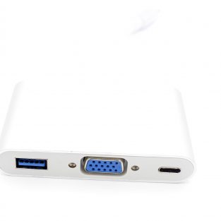 3-in-1-multiport-seòrsa-c-gu-vga-converter-le-USB-3-0-port-USB-c-neartachadh obraichte port--01