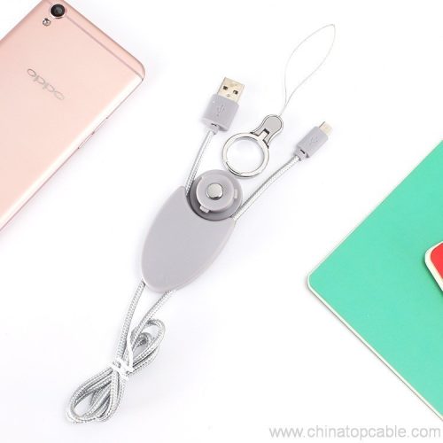 3 in 1 Nylon Woven Braided Flexible Fast Charging USB Cable For Cellphone - Image 3