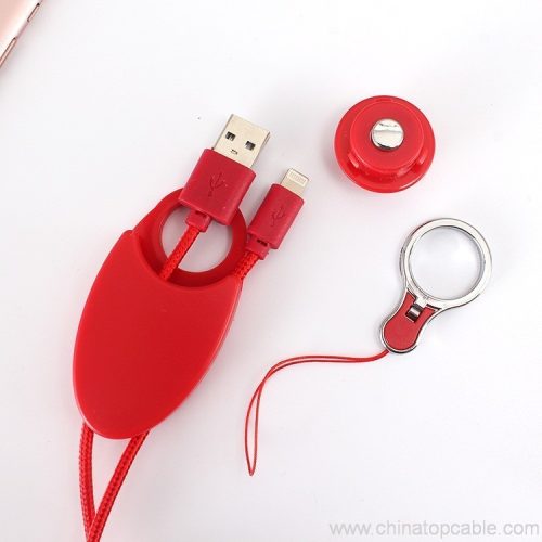 3 in 1 Nylon Woven Braided Flexible Fast Charging USB Cable For Cellphone - Image 5