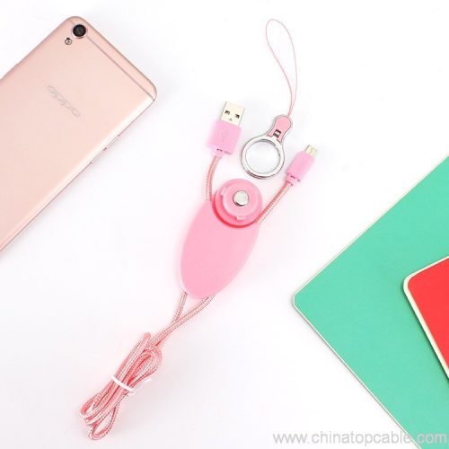 3 in 1 Nylon Woven Braided Flexible Fast Charging USB Cable For Cellphone - Image 8