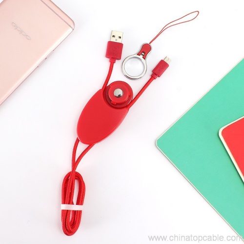 3 in 1 Nylon Woven Braided Flexible Fast Charging USB Cable For Cellphone - Image 10