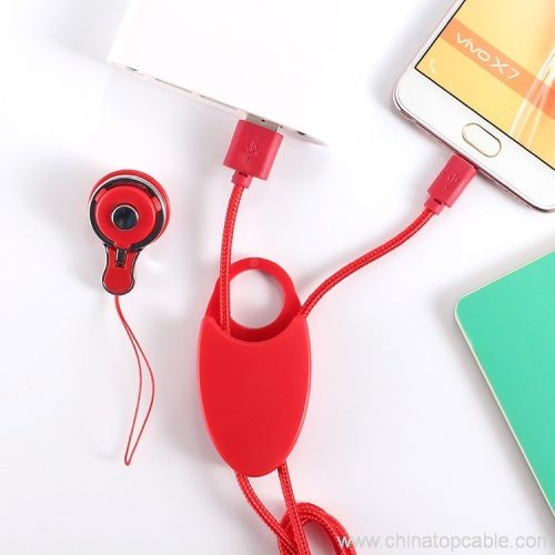 3 in 1 Nylon Woven Braided Flexible Fast Charging USB Cable For Cellphone - Image 12