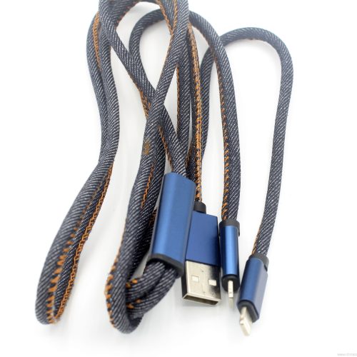 Aluminum Shell Cowboy Jeans 2 in 1 USB Connector Cable - Image 10