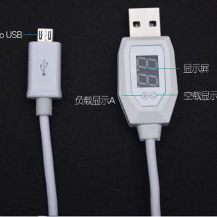 halin yanzu-dijital-nuni-voltage-kare-micro-usb-cable-data-cable-caja-na-android-wayar-04